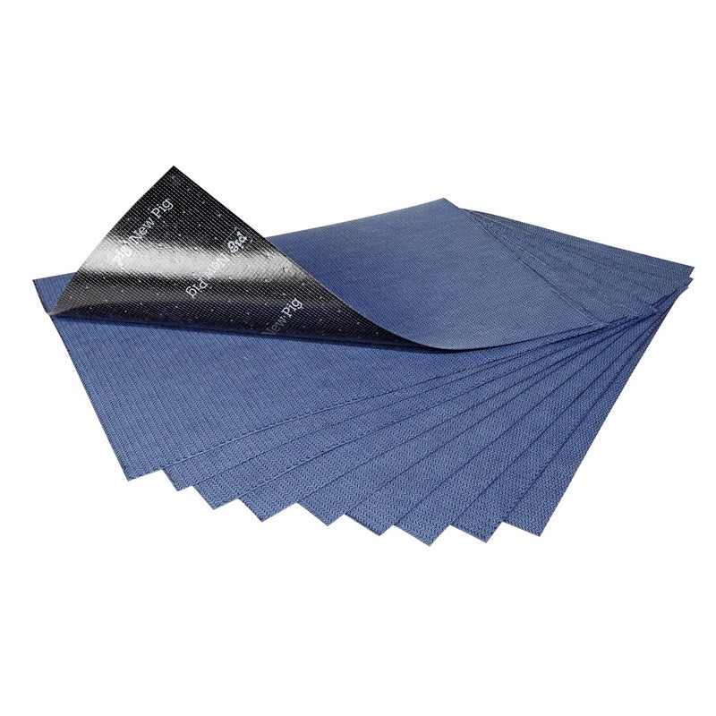 PIG Absorbent Grippy Mat | (10) 16" x 24" Absorbent Mat Pads with Adhesive Backing | MAT3200 - Image 1